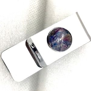 Handmade money clip silver plated